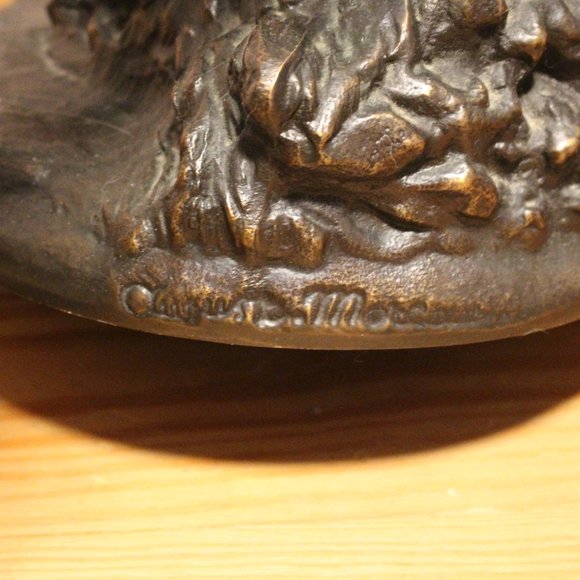 Antique Bronze Auguste Moreau French Nude Topless - Picture 10 of 16